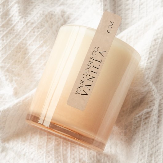 Minimalistisch Kraft - Aangepast kaartenlabel Labels