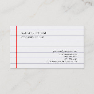 Minimalistisch laaggelijnd papier voor professione visitekaartje