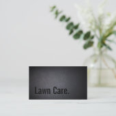 Minimalistisch laagopgeleide zorgverlener zwart visitekaartje (Staand voorkant)