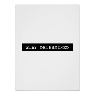 Minimalistisch label voor vaste schrijfmachine perfect poster