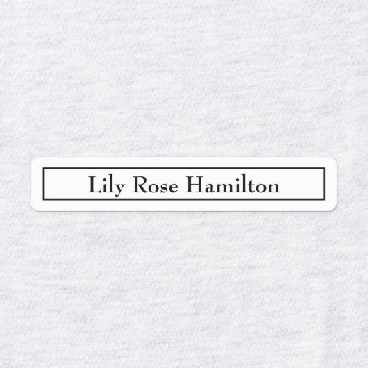 minimalistisch labels (Design 2)