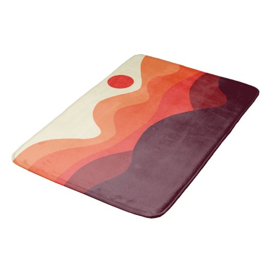 Minimalistisch landschap 190821(01) badmat (Gekanteld)