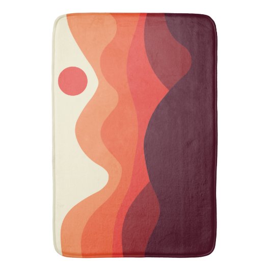 Minimalistisch landschap 190821(01) badmat (Voorkant Verticaal)