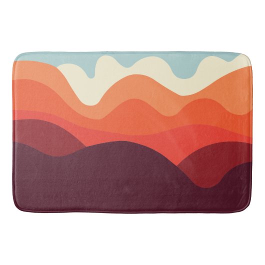 Minimalistisch landschap 190821(02) Bath Mat (Voorkant)