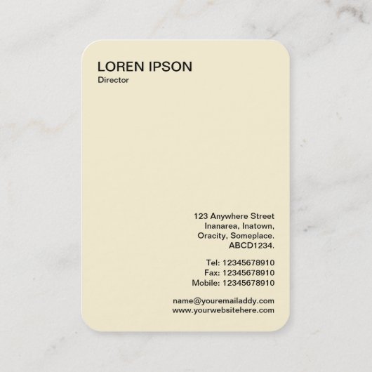 Minimalistisch landschap 191021(01) verticaal visitekaartje (Achterkant)