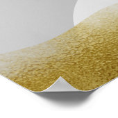 Minimalistisch landschap van bergen Elegant Weddin Poster (Hoek)