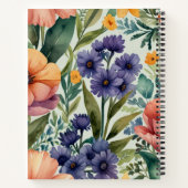 minimalistisch leeg schetsboek notitieboek (Achterkant)