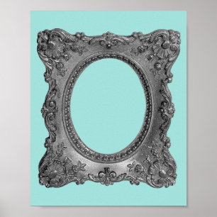 minimalistisch lijst Victoriaans afbeelding Poster