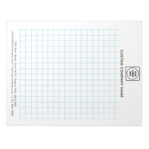 Minimalistisch logo bedrijf grafiek notitieblok