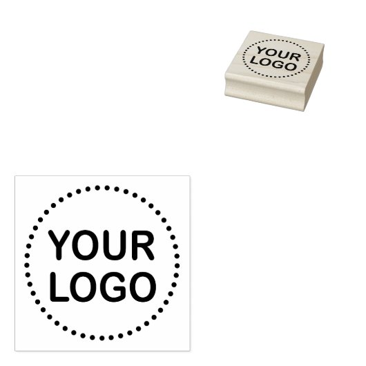 Minimalistisch logo bedrijfs zakelijke aangepaste 	rubberstempel (Gestempeld)