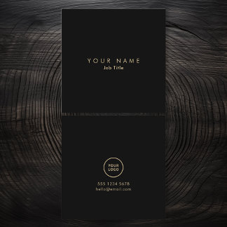 Minimalistisch Logo Elegant monochroom Visitekaart Vierkante Visitekaartje
