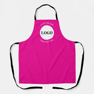 Minimalistisch Logo Met Tekst Zakelijk Schort