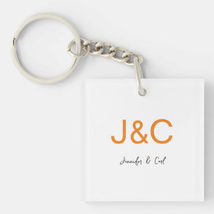 Minimalistisch logo voor professionele klassiekers sleutelhanger