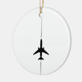 Minimalistisch luchtvaartdecoratief keramisch ornament (Links)