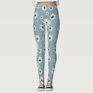 Minimalistisch madeliefjes bloempatroon (6) leggings