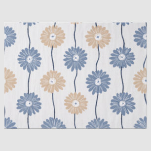 Minimalistisch madeliefjes bloempatroon (6) tissuepapier