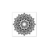 Minimalistisch Mandala Rubberstempel (Afrduk)