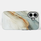 Minimalistisch marmer - elegant en tijdloos design Case-Mate iPhone case (Achterkant (horizontaal))