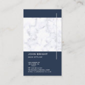 Minimalistisch marmerVisitekaartje Visitekaartje (Achterkant)