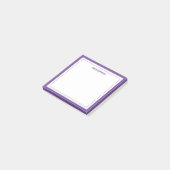 Minimalistisch medium paarse, 2 randen post-it® notes (Schuin)