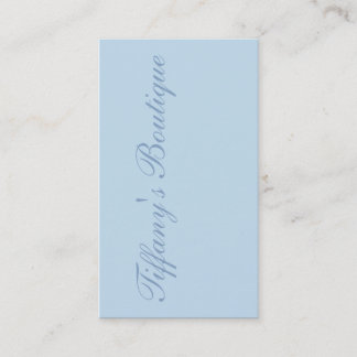Minimalistisch meisje-chic beachy pastelblauw visitekaartje