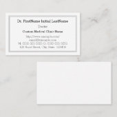 Minimalistisch, menselijk Visitekaartje (Voorkant / Achterkant)