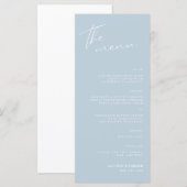 Minimalistisch menu voor het ontvangen van een scr (Voorkant / Achterkant)