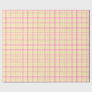 Minimalistisch met de hand getekend wiebelig raste cadeaupapier