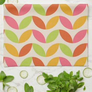 Minimalistisch middelmatig Scandinavisch bladeren  Theedoek