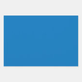 Minimalistisch modern Abstract levendig blauw Inpakpapier Vel (Voorkant 2)