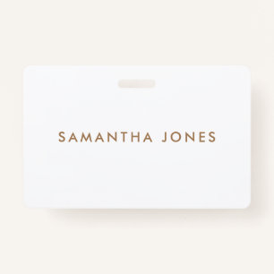 Minimalistisch Modern Badge