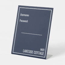 Minimalistisch modern blauw vacation Rental Wifi