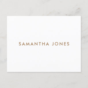 Minimalistisch Modern Briefkaart