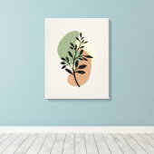Minimalistisch modern canvas afdruk (Insitu (Houten vloer))