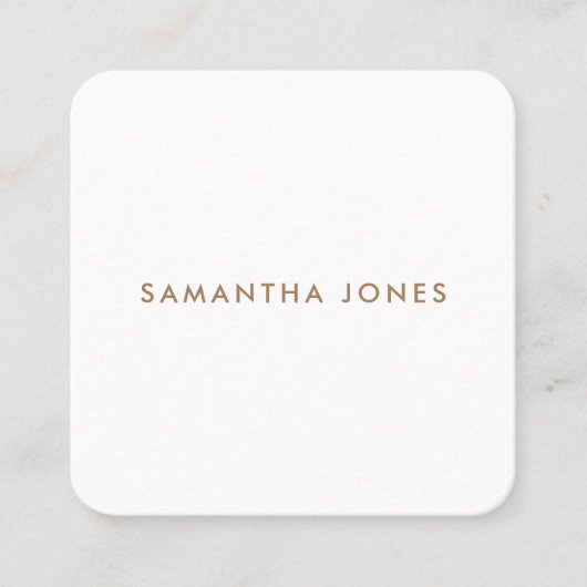 Minimalistisch Modern Contactkaartje (Voorkant)