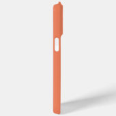 Minimalistisch modern eenvoudig monogram perzik Case-Mate iPhone case (Achterkant / Rechts)