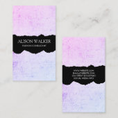 Minimalistisch Modern Grunge Visitekaartje (Voorkant / Achterkant)