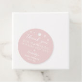 Minimalistisch modern Hallo Baby shower Dank u wel Bedankjes Labels (In situ)