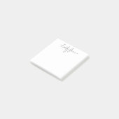 Minimalistisch modern handschrift post-it® notes (Schuin)