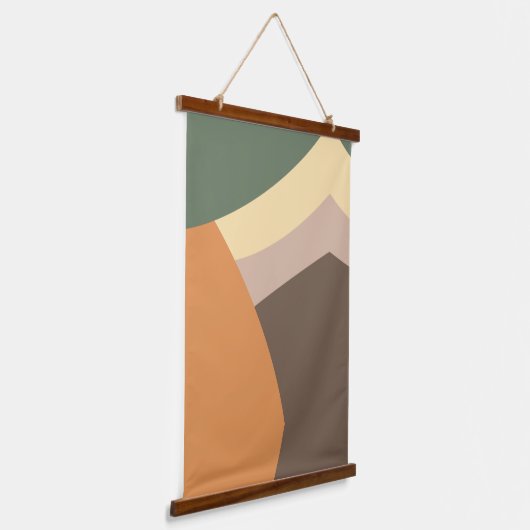 Minimalistisch modern hangend wandkleed (Gebogen)