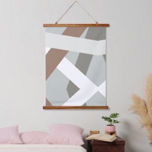 Minimalistisch modern hangend wandkleed