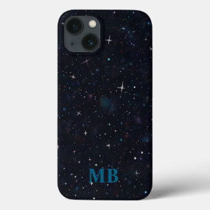 Minimalistisch modern Initiaal monogram iPhone 13 Hoesje