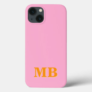 Minimalistisch modern Initiaal monogram iPhone 13 Hoesje