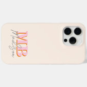 Minimalistisch modern Initiaal monogram Case-Mate iPhone Case (Achterkant (horizontaal))