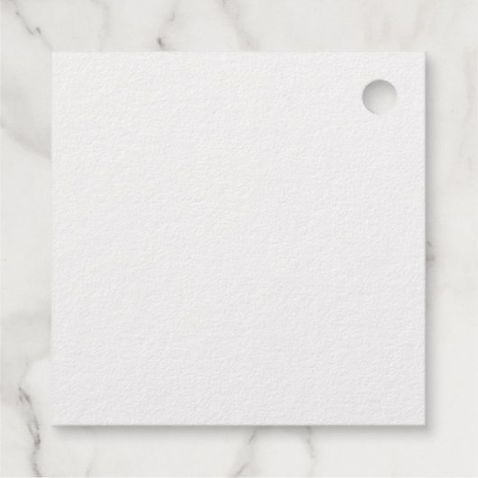 Minimalistisch Modern Kraft Business Logo Bedankjes Labels (Achterkant)