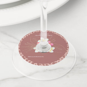 Minimalistisch modern Label met legante weddenscha