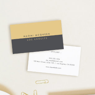 Minimalistisch modern, luxe Visitekaartje