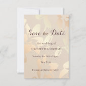 Minimalistisch Modern Monochrome Bruiloft Save the Save The Date (Voorkant)