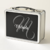 Minimalistisch modern monogram initiaal (Achterkant)