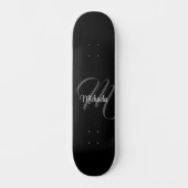 Minimalistisch modern monogram initiaal skateboard (Voorkant)